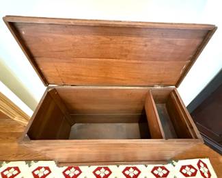 Antique carpenter’s tool chest. Perfect for a coffee table or end table