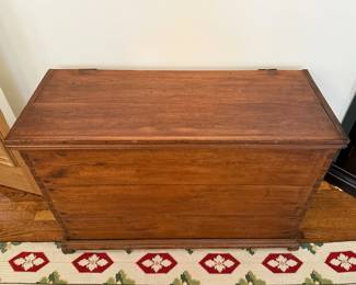 Antique carpenter’s tool chest - dovetailed corners