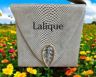 Vintage Lalique snake handbag