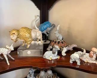 Large Herend figurines