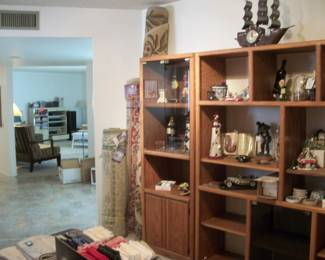 RUGS, LINENS, COLLECTIBLES, CABINETS