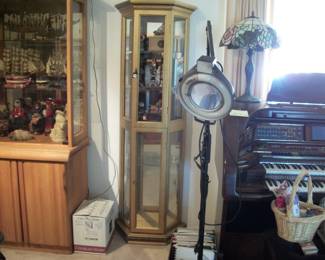 CURIO CABINET, BOYD'S BEARS, LIGHT