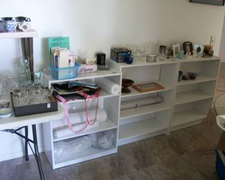 BOOKCASES, GREETING CARDS 