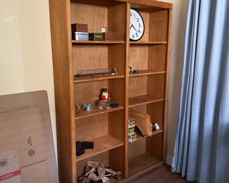 Knickknacks & bookcase.