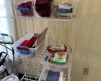 Towels, napkins, and other cloth goods.