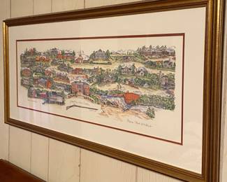 Jamestown N.C. Print by Marion Clark Weathers