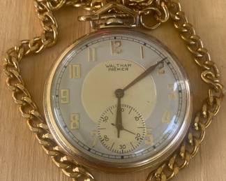 Waltham Premier Pocket Watch (Runs)