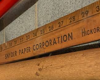 Snyder Paper Advertising Yard Stick