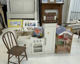 childs kitchen, 
dollhouse-sold