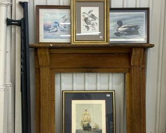 pine mantle, Sold
framed art