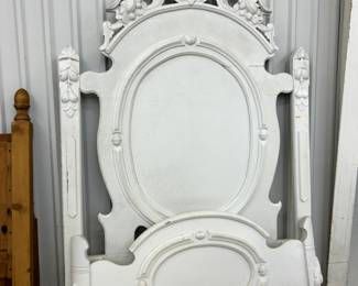 painted double bed