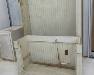 Pair of built in book cases
