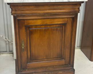 Marble top cabinet