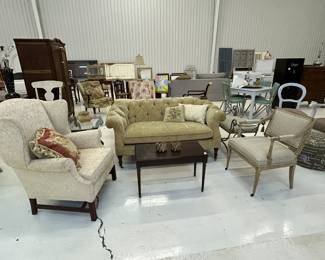 Southwood love seat and wing back chair - Sold