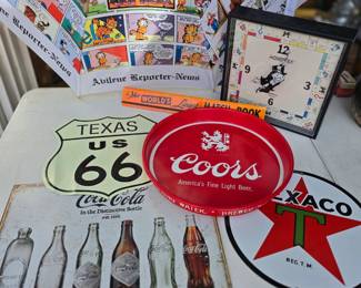 Perfect decor for a man cave or bar area