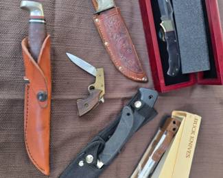 Small collection of pocket knives 