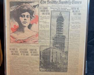 1913 Seattle Sunday Times Cover Smith Building