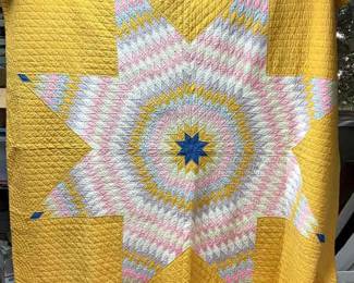 Lone Star Pattern Quilt