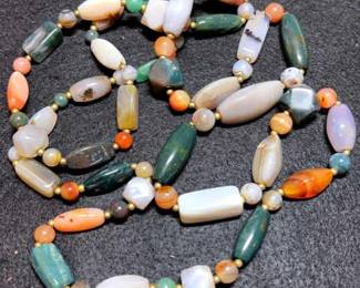 Agate Bead Necklace