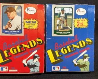 Pacific Trading Cards Lot 2 Baseball Legends