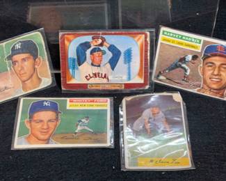 Vintage Billy Martin, Whitney Ford, Harvey Maddox, Nelson Fox Bob Lemou