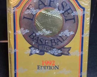 Leaf 1992 Edition Series 2 MLB Sealed Box 