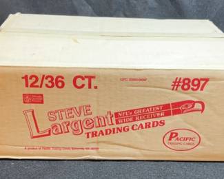 Case Of Steve Largent Trading Cards