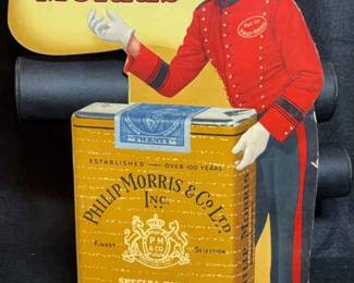 Johnny Philip Morris Cigarettes Sign