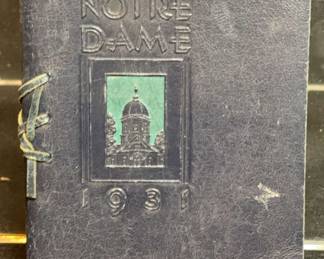 1931 Noted Dame Commencement Class Booklet