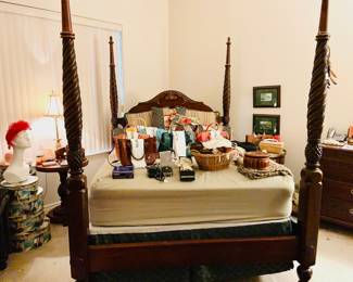4 POSTER BED SET