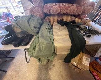 AUTHENTIC MILITARY CLOTHING- HAS BEEN BAGGED FOR OVER 60 YEARS 