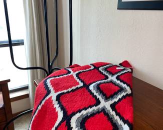 authentic Mexican Hand woven rug circa 1940's - tapestry- wall hanging 