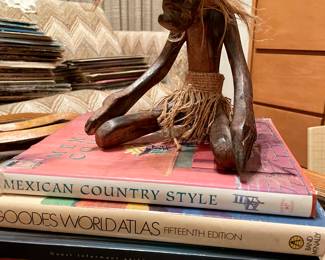 Hand carved African statue 