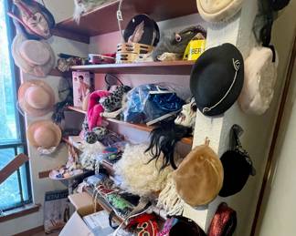 FOUR -  YES FOUR 4! 4 !4!  - closets full of costumes - nice dresses for daily wear, special occassion/formal, PROM, DRAG QUEEN, WEDDING, CHURCH, THEATRE, TV, ETC.  TOO MUCH TO POST IT ALL 