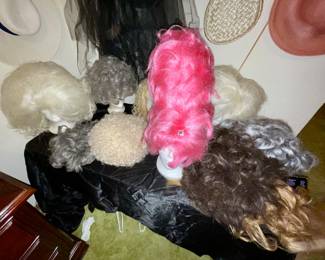 WIGS - over 50 wigs in the house 