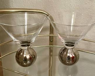 Bubble Ball Stem Martini /Cocktail glass 
