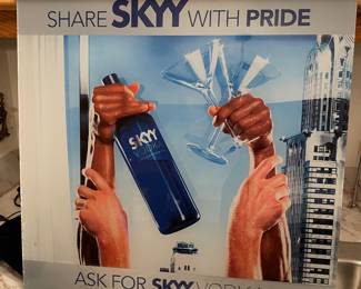 SKYY VODKA BAR LIGHT - specially made for PRIDE and LGBTQ Bars/ support :-)  