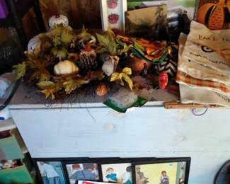 Pizza Oven Fall Harvest Decorations Bag Norman Rockwell Prints