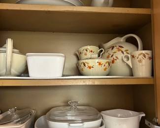 Hall and Corning Ware Cornflower Blue