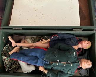 2-1964 GI Joe's with clothing and accessories also not priced $30 ea.  Be prepared, they are expensive and worth every penny to any collector!