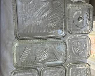 Antique Refrigerator glass