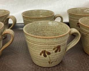 JUGTOWN WARE POTTERY MUGS