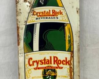 VERTICAL CRYSTAL ROCK SIGN