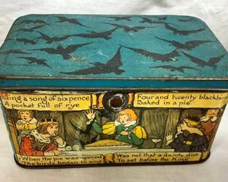 "SING A SONG OF SIX PENCE" TIN