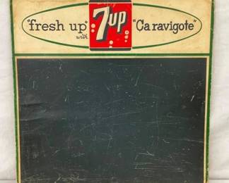 7UP MENU SIGN