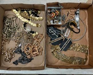 COSTUME JEWELRY BELTS, CUFF LINKS, ETC.