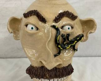 JUG OR NOT POTTERY FACE JUG