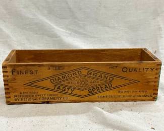 DIAMOND BOND CREAM CHEESE DOVETAILED BOX