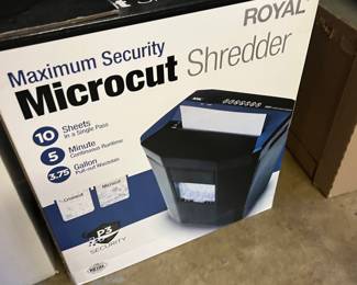 New shredder 