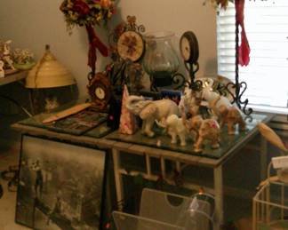 The two tables are for sale in this image